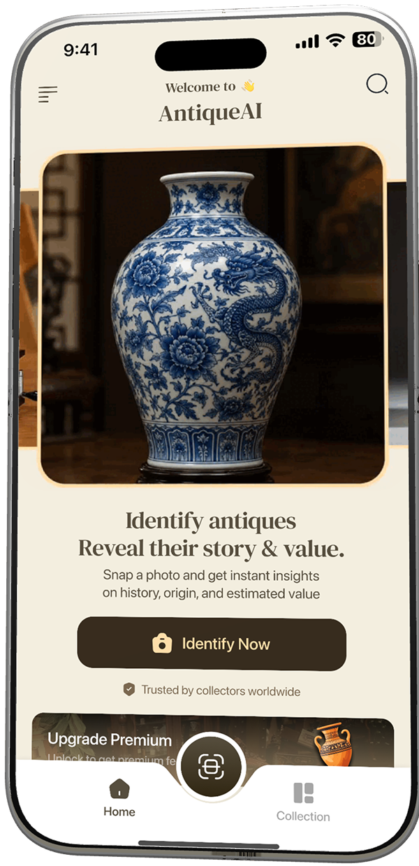 AntiqueAI identification screen